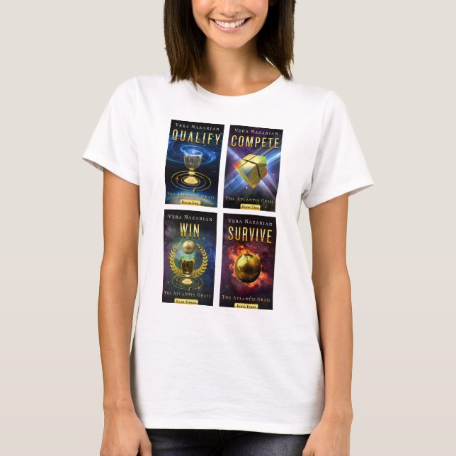 The Atlantis Grail Series - 4-Cover - T-Shirt (Front)