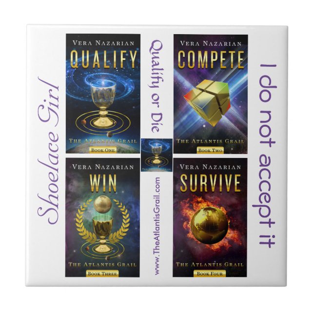 The Atlantis Grail Series - Ceramic Tile (Front)