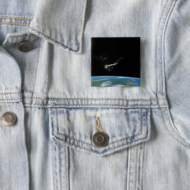 The Atlas V541 Launch Vehicle In Orbit. Button (In Situ)