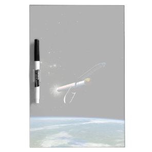 The Atlas V541 Launch Vehicle In Orbit. Dry Erase Board