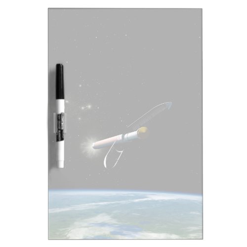 The Atlas V541 Launch Vehicle In Orbit Dry Erase Board