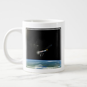 The Atlas V541 Launch Vehicle In Orbit. Giant Coffee Mug