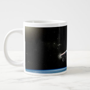 The Atlas V541 Launch Vehicle In Orbit. Giant Coffee Mug
