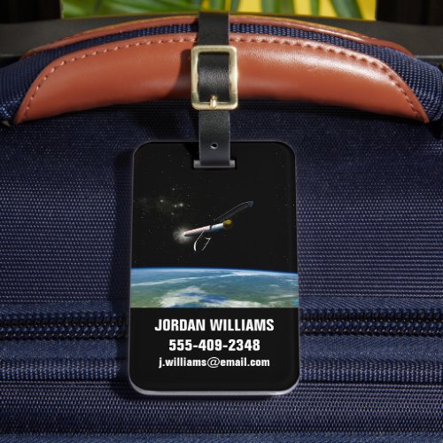 The Atlas V541 Launch Vehicle In Orbit Luggage Tag