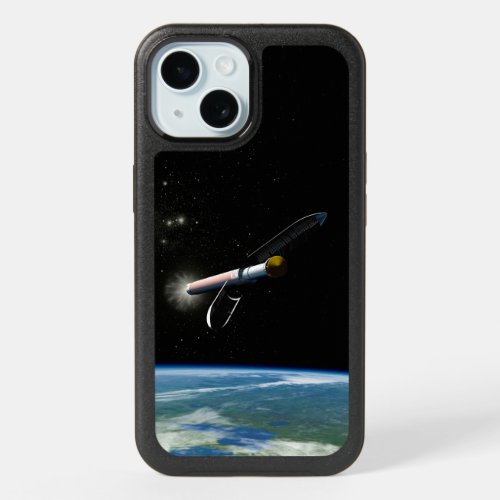 The Atlas V541 Launch Vehicle In Orbit iPhone 15 Case