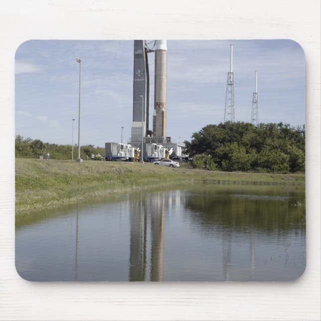 The Atlas V/Centaur arrives on the launch compl Mouse Pad (Front)