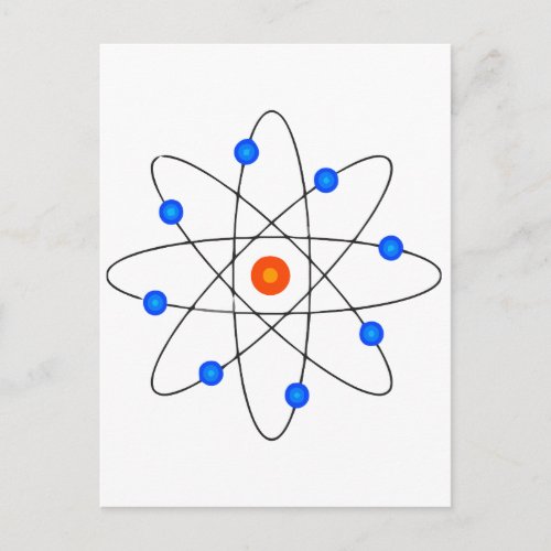 The atom postcard