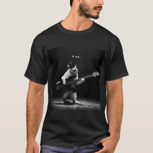 The Atomic Bass Cat: Grunge Low-End Legend, Rhyth- T-Shirt