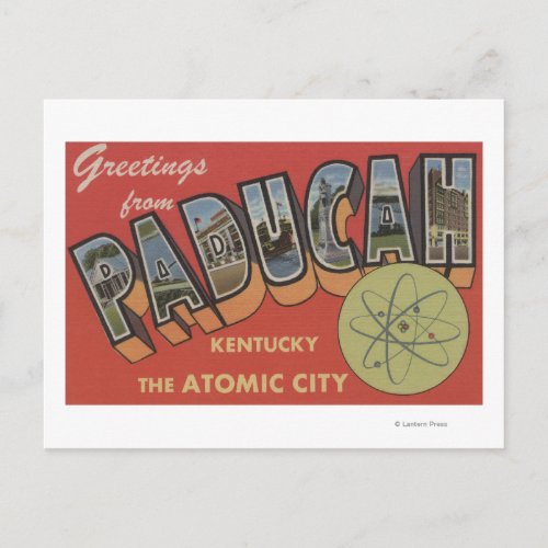 The Atomic City _ Large Letter Scenes Postcard