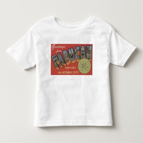 The Atomic City _ Large Letter Scenes Toddler T_shirt