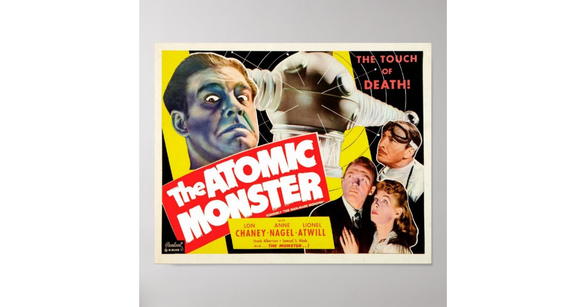 The Atomic Monster Poster | Zazzle