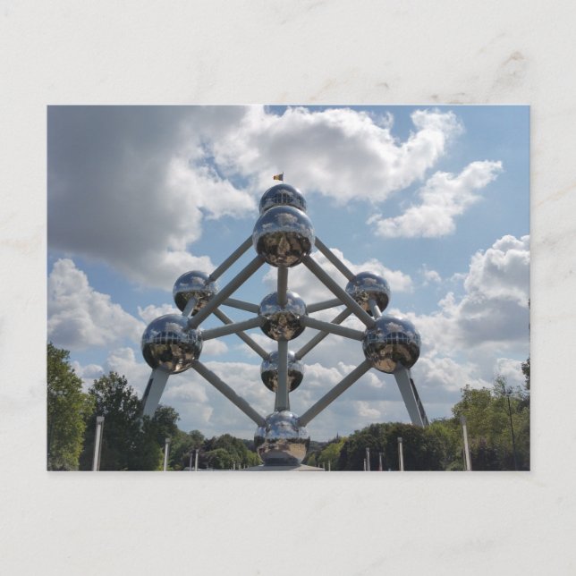 The Atomium Building, Brussels, Belgium Postcard (Front)
