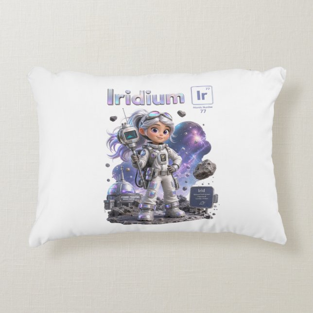 the ATOMIVRA™ Iridium Collection Accent Pillow (Front)