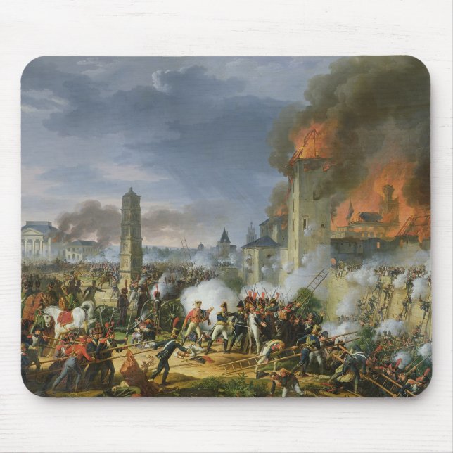 The Attack and Taking of Ratisbon Mouse Pad (Front)