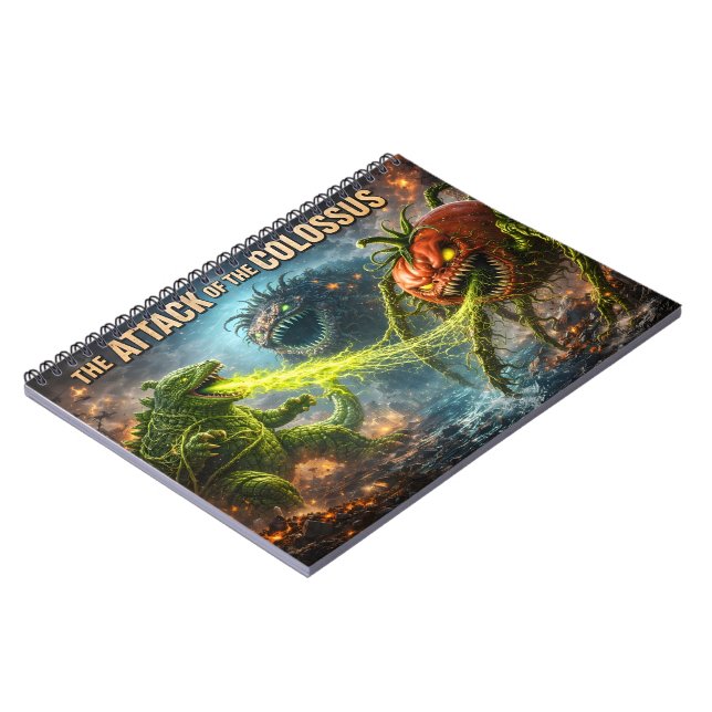 The attack of the Colossus mutant veggie spiral no Notebook (Left Side)