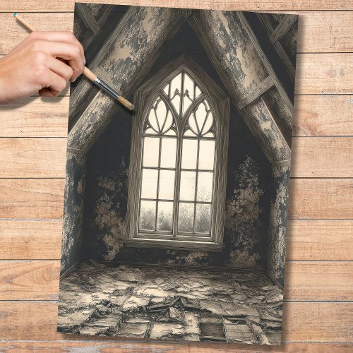 The Attic Window 1 Decoupage Paper