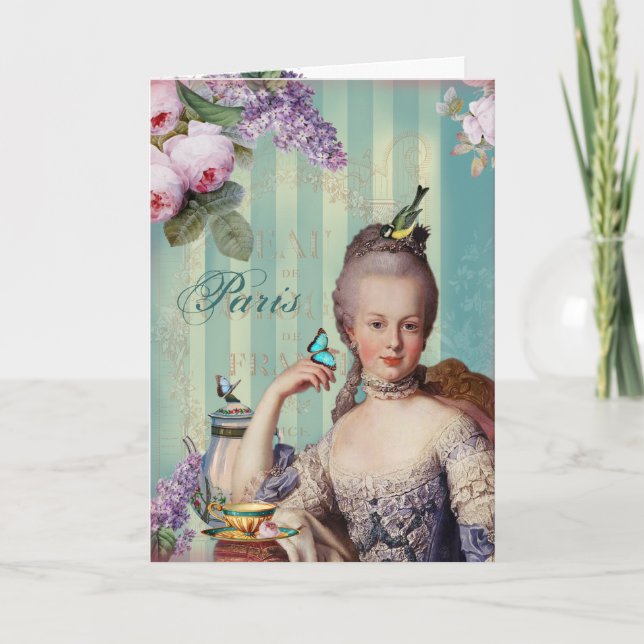 Thé au Petit Trianon - Mothers Day Card (Front)