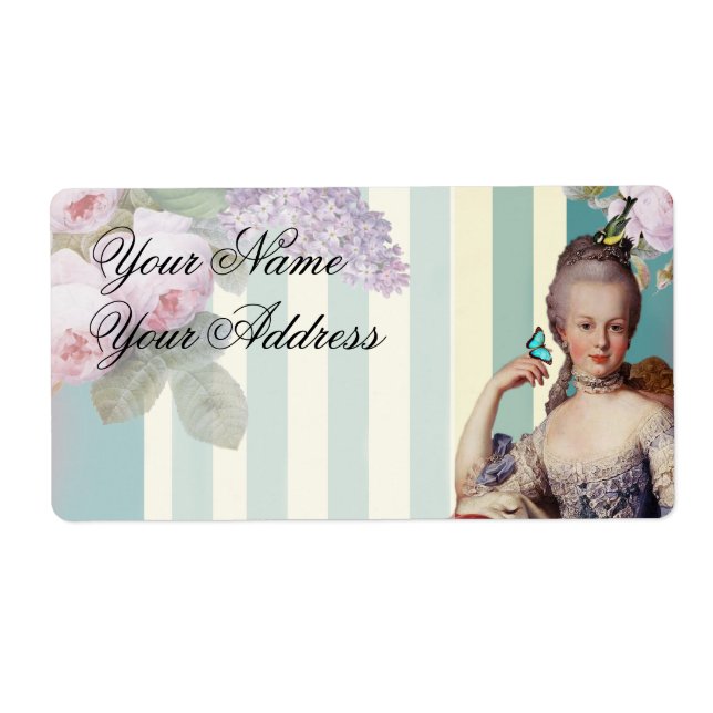 Thé au Petit Trianon personal address Label (Front)