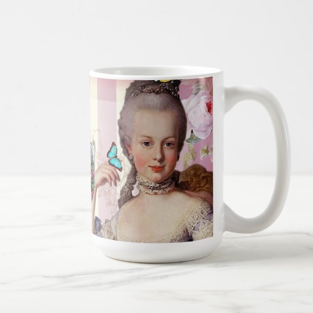 Thé au Petit Trianon – rose Coffee Mug (Right)