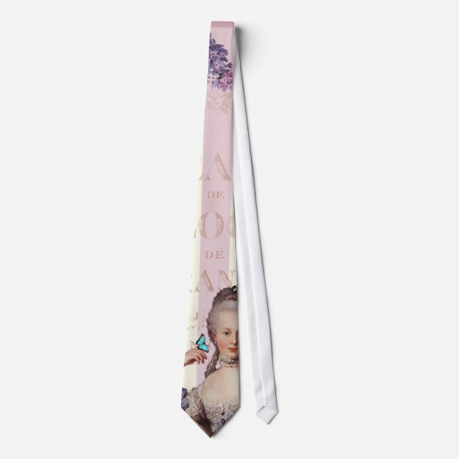 Thé au Petit Trianon – rose Neck Tie (Front)