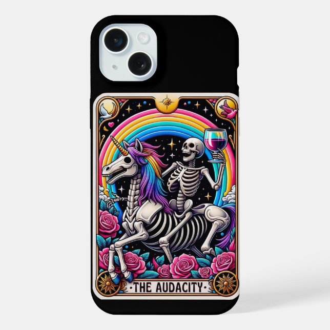 The Audacity Tarot Card Collection Iphone Case (Back)