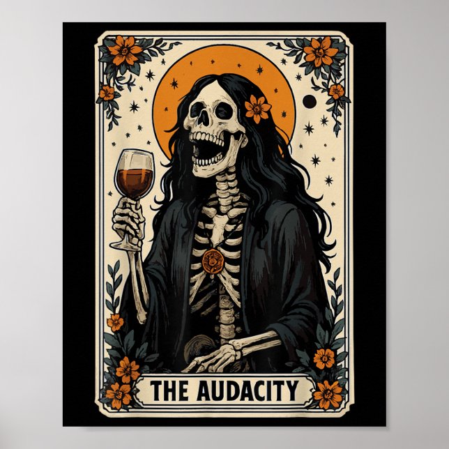 The Audacity Tarot Card  Poster (Front)
