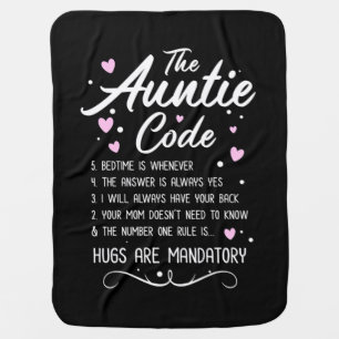 The Auntie Code Baby Blanket
