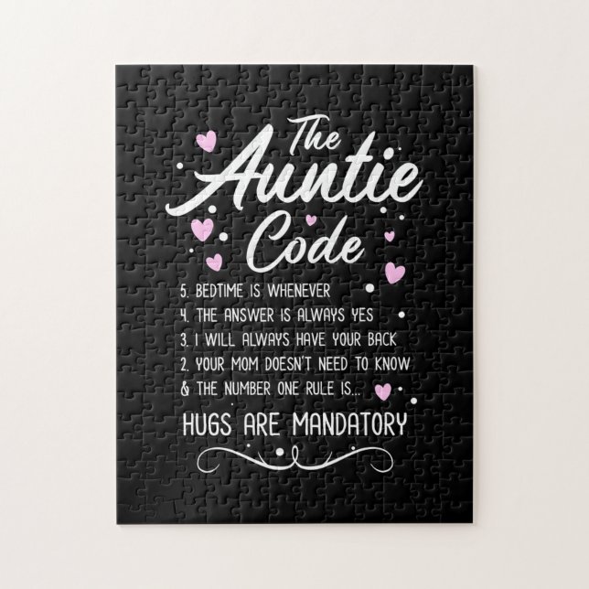 The Auntie Code Jigsaw Puzzle (Vertical)
