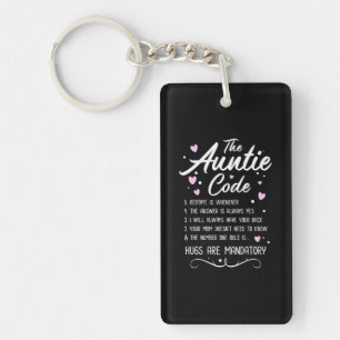 The Auntie Code Keychain