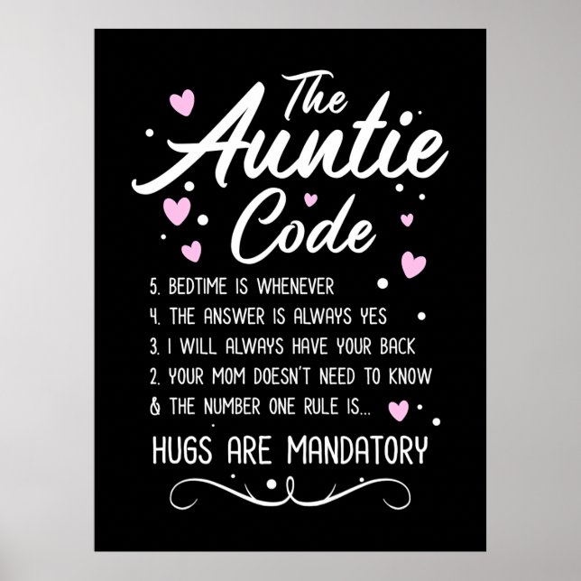 The Auntie Code Poster (Front)