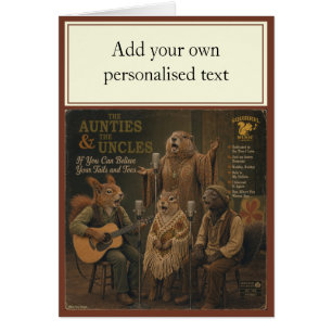 The Aunties & the Uncles: a Parody Cards