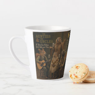 The Aunties & the Uncles: a Parody Latte Mug