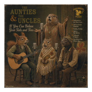 The Aunties & the Uncles: a Parody Poster