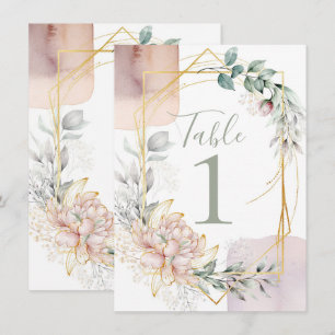 The Aureate Frame Floral Greenery Wedding Invitation
