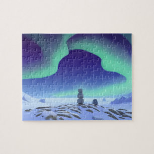 The Aurora Borealis: Dancing Lights Of The North Jigsaw Puzzle