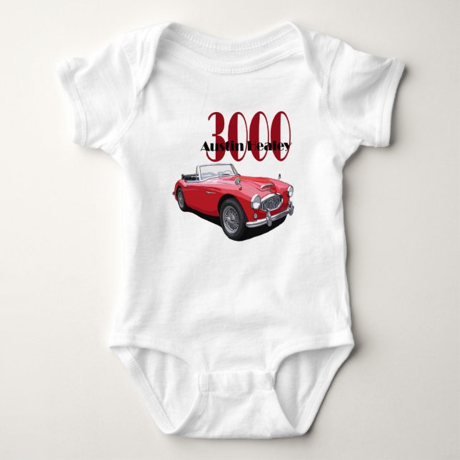 The Austin Healey 3000 Baby Bodysuit (Front)