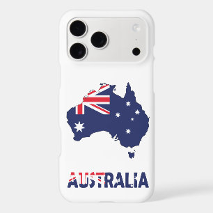 The Australian flag within the name and map iPhone 17 Pro Max Case
