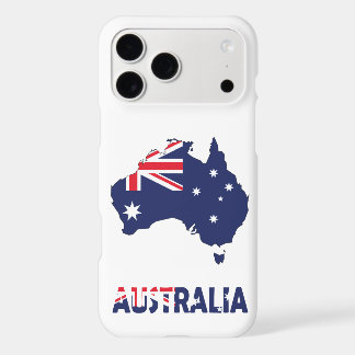 The Australian flag within the name and map iPhone 17 Pro Max Case