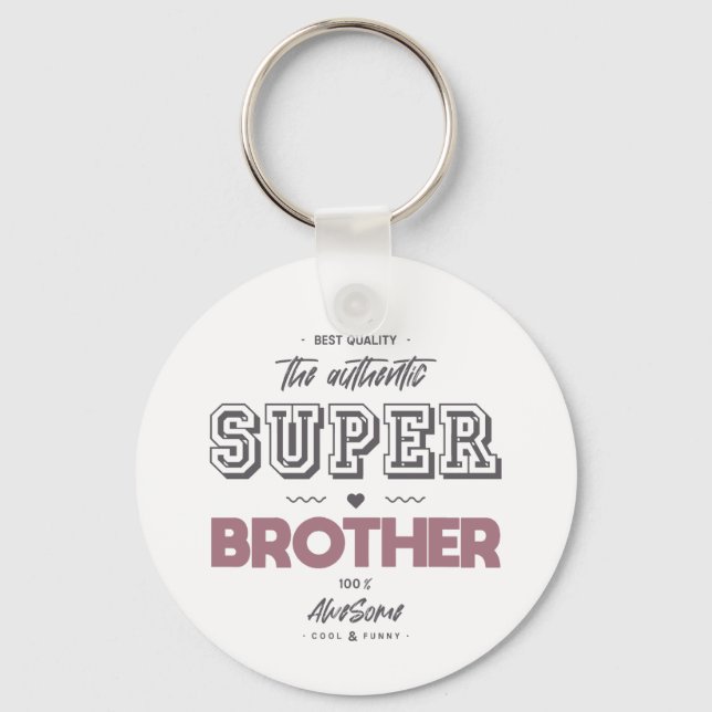 The authentic super brother keychain (Front)