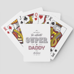 The authentic super daddy poker cards