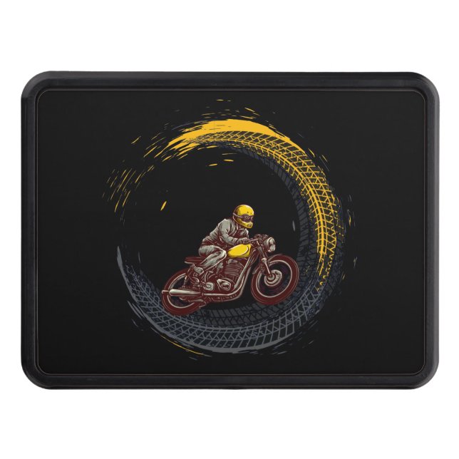 The Authentic Vintage Biker Hitch Cover (Front)