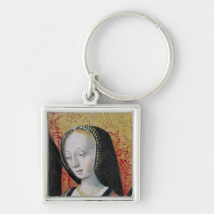 The Author Offering his Book to Anne of Brittany Keychain