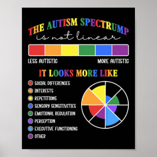 The Autism Spectrum Is Not Linear  Poster