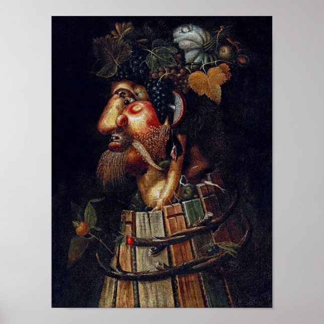 The Autumn, Arcimboldo Poster (Front)