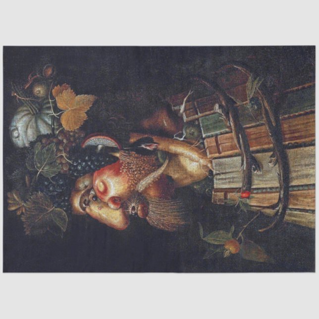 The Autumn, Arcimboldo Tissue Paper (Front)