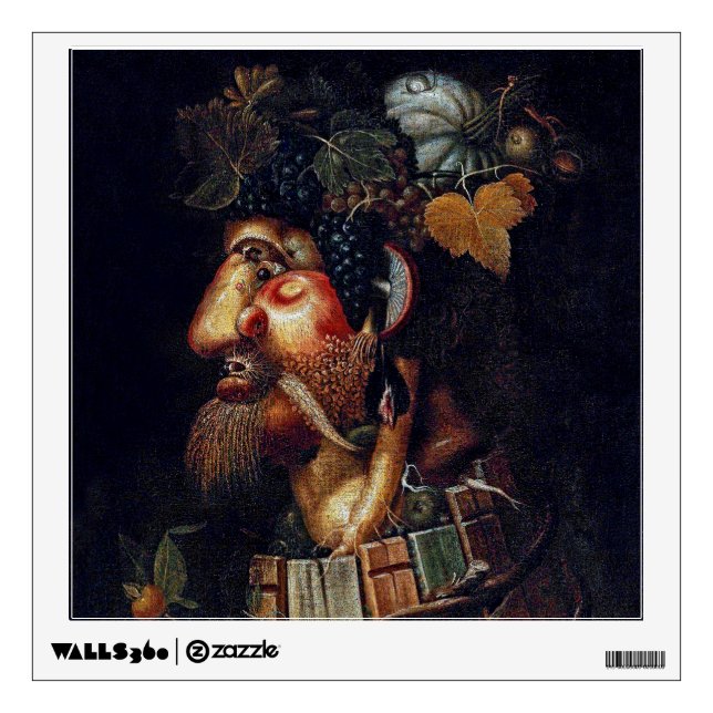 The Autumn, Arcimboldo Wall Decal (Front)