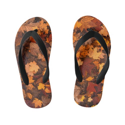 the autumn kids flip flops