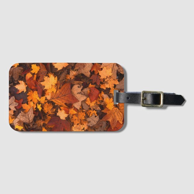 the autumn luggage tag (Front Horizontal)