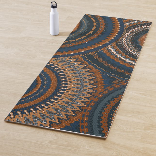 The Autumn Mandalas Yoga Mat (In Situ)