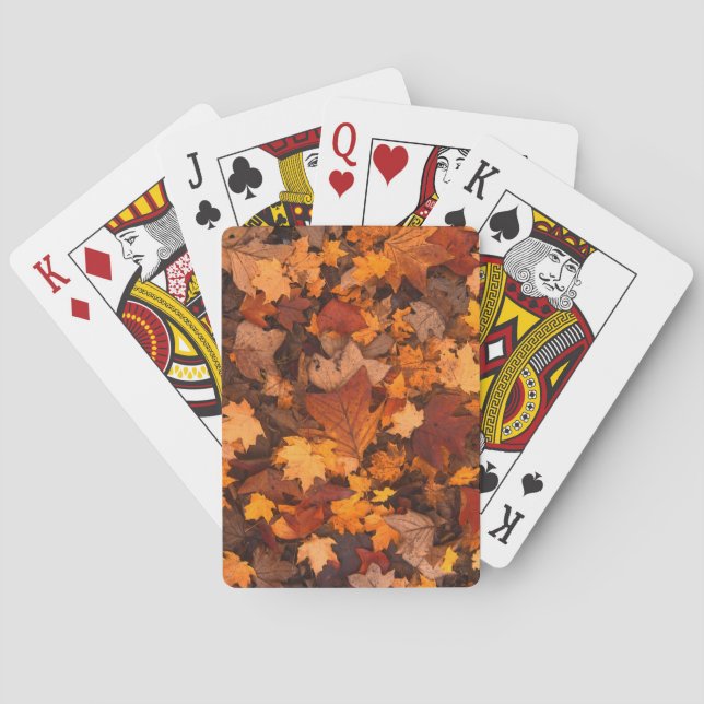 the autumn poker cards (Back)